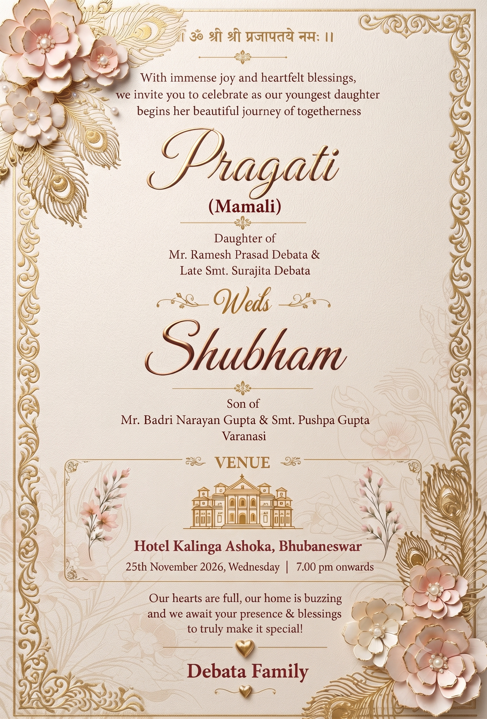 Wedding Details